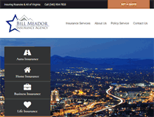 Tablet Screenshot of meadorinsurance.com